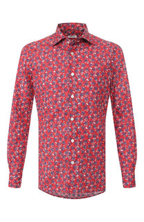 Хлопковая рубашка Kiton