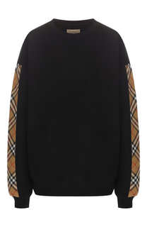 Хлопковый пуловер Burberry