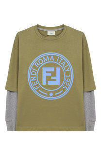 Хлопковый свитшот Fendi