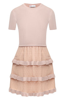 Шерстяное мини-платье REDVALENTINO