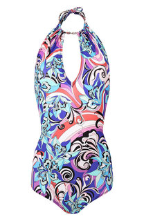 Слитный купальник с принтом Emilio Pucci