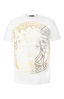 Хлопковая футболка Versace