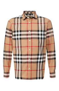 Хлопковая рубашка Burberry