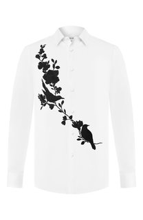 Хлопковая рубашка Alexander McQueen