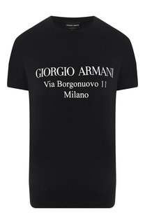 Футболка из вискозы Giorgio Armani