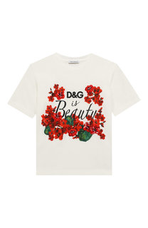 Хлопковая футболка Dolce & Gabbana