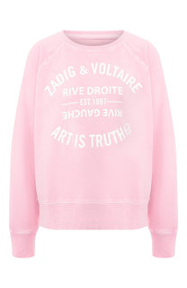 Хлопковый свитшот Zadig&Voltaire