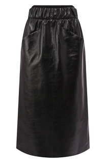 Кожаная юбка Givenchy