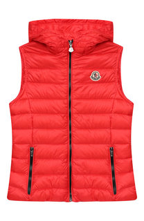 Пуховый жилет с капюшоном Moncler Enfant