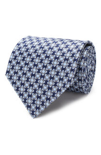 Комплект из шелковых галстука и платка Lanvin