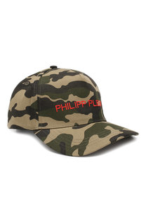 Хлопковая бейсболка Philipp Plein
