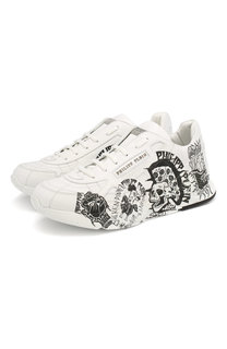 Кожаные кроссовки Philipp Plein