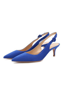 Замшевые туфли Anna Gianvito Rossi