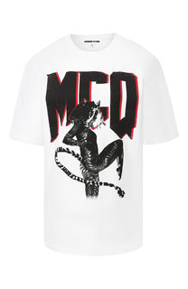 Хлопковая футболка MCQ