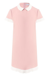 Мини-платье с оборкой REDVALENTINO