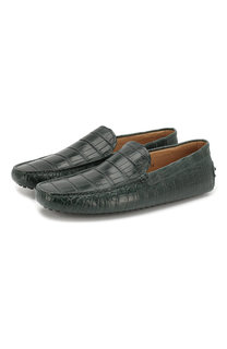 Мокасины New Gommini 122 из кожи крокодила Tod’s Tods