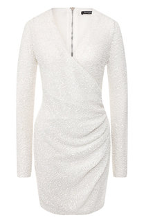 Платье с пайетками Balmain