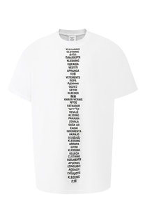 Хлопковая футболка Vetements
