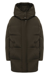 Стеганый пуховик с капюшоном Woolrich