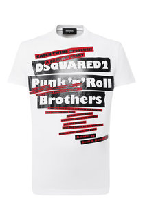 Хлопковая футболка Dsquared2