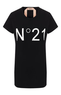 Хлопковая футболка No. 21