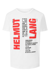 Хлопковая футболка Helmut Lang