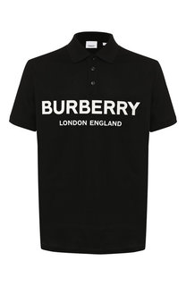 Хлопковое поло Burberry
