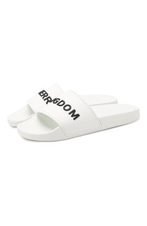 Резиновые шлепанцы Burberry
