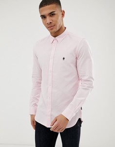 Оксфордская рубашка с длинными рукавами French Connection - Розовый
