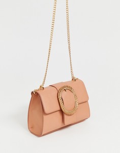 Сумка с пряжкой ASOS DESIGN - Розовый
