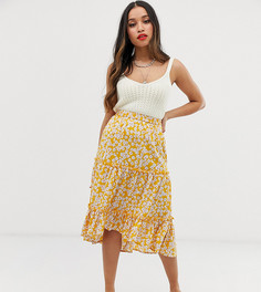 Ярусная юбка с цветочным принтом Vero Moda Petite - Мульти