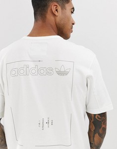 Белая футболка с логотипом adidas Originals - Белый