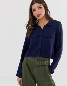 Свободная рубашка Vero Moda - Черный