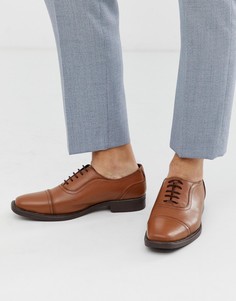 Светло-коричневые кожаные оксфордские туфли Redfoot - Рыжий