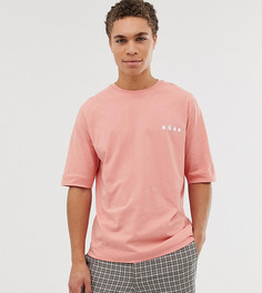 Oversize-футболка с логотипом Noak - Розовый
