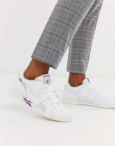 Белые кроссовки с векторным логотипом Reebok - Workout Plus Mu - Белый