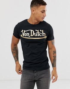 Футболка с круглым воротом и логотипом Von Dutch - Мульти