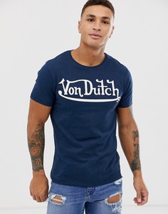 Футболка с круглым воротом и логотипом Von Dutch - Мульти