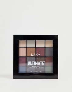 Палитра теней для век NYX Professional Ultimate - Smokey - Мульти