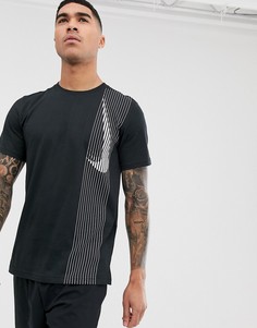 Черная футболка с логотипом Nike Training - Dry - Черный