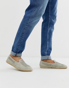 Серые эспадрильи из искусственной замши ASOS DESIGN - Серый