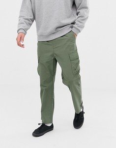 Зеленые брюки карго Carhartt WIP - Зеленый