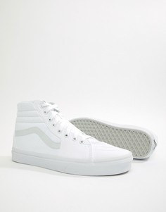 Белые высокие кеды Vans Classic SK8-Hi - Белый