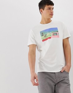 Белая футболка с принтом Jack & Jones Originals - Белый