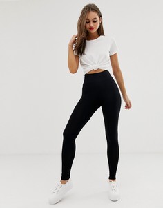 Леггинсы с завышенной талией ASOS DESIGN - Черный