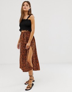 Юбка с поясом Vero Moda - Розовый
