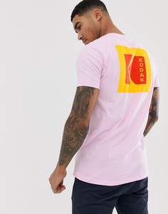 Футболка с принтом ASOS DESIGN Kodak - Розовый