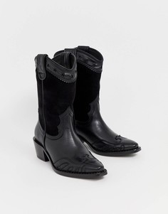 Черные ботинки в стиле вестерн Buffalo London Gerda - Черный