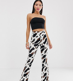 Расклешенные брюки с принтом ASOS DESIGN Tall - Мульти
