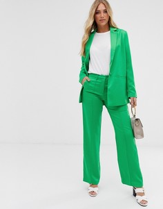Широкие брюки Vila - Зеленый